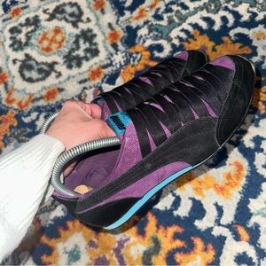 Puma Slip On Sneakers/Trainers Purple/Black/Teal Womens Size US 8